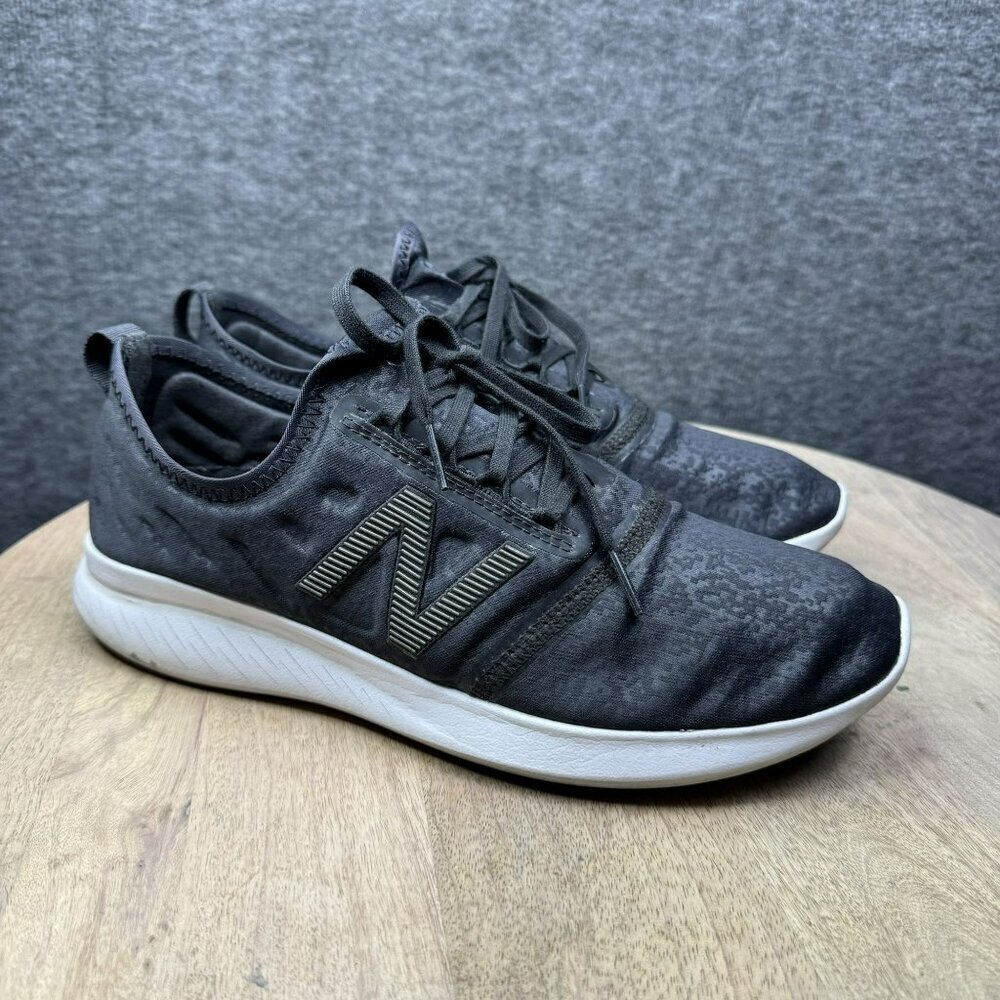 New Balance Coast V4 Womens Size 9 Black &‎ Gray Running Sneaker Shoes VGUC